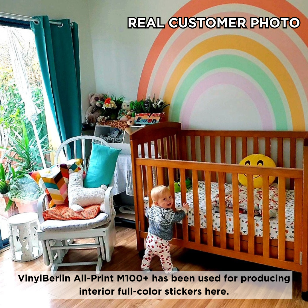 VinylBerlin Polyvinylchloride film with an acrylic adhesive for the protection of glass and other fragile surface materials