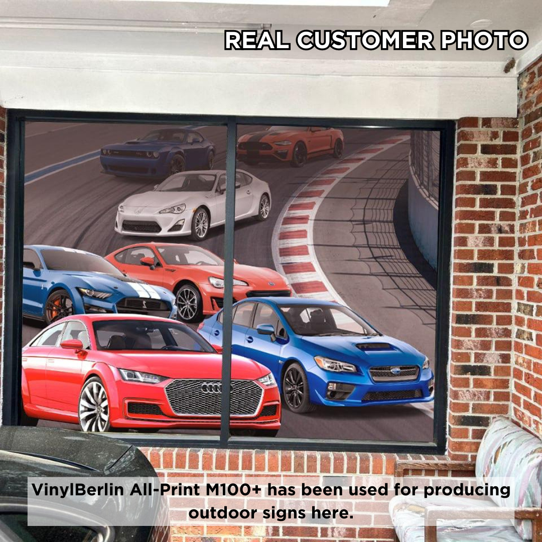 VinylBerlin Polyvinylchloride film with an acrylic adhesive for the protection of glass and other fragile surface materials