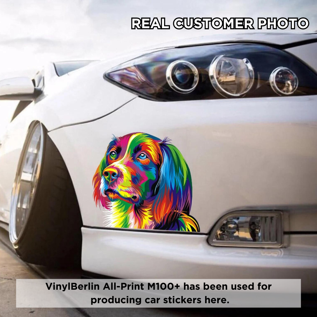 VinylBerlin Polyvinylchloride film with an acrylic adhesive for the protection of glass and other fragile surface materials