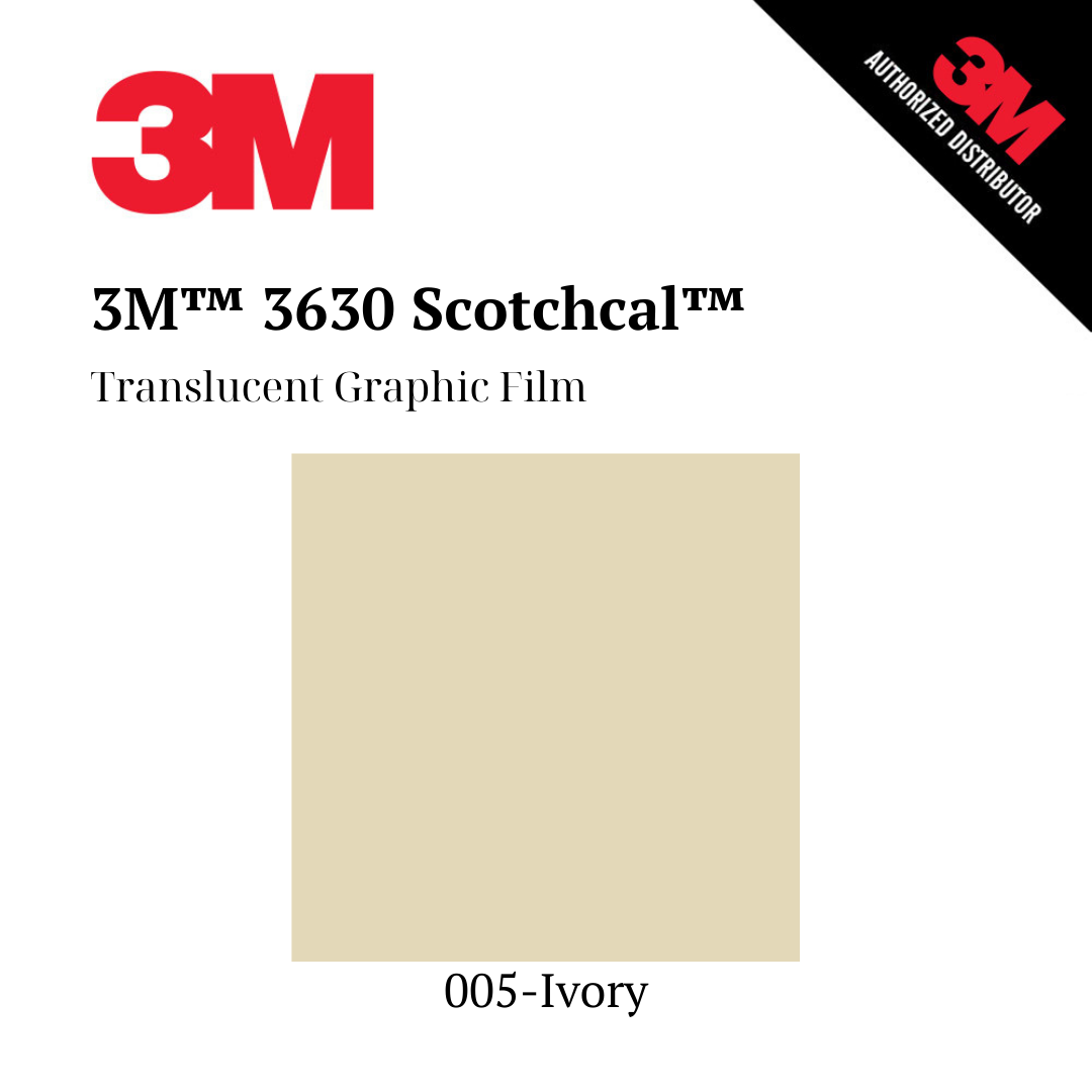 3M™ 3630 Scotchcal™ 60"x50Yds, 60"x10Yds Translucent Graphic Film