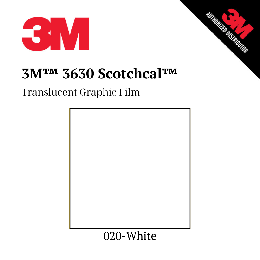 3M™ 3630 Scotchcal™ 60"x50Yds, 60"x10Yds Translucent Graphic Film