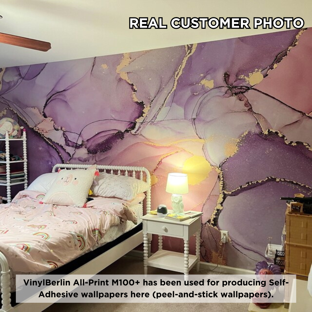 VinylBerlin Polyvinylchloride film with an acrylic adhesive for the protection of glass and other fragile surface materials