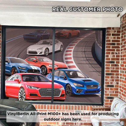 VinylBerlin All-Print M100+. Self-Adhesive Vinyl Film. PVC. 100 mic.