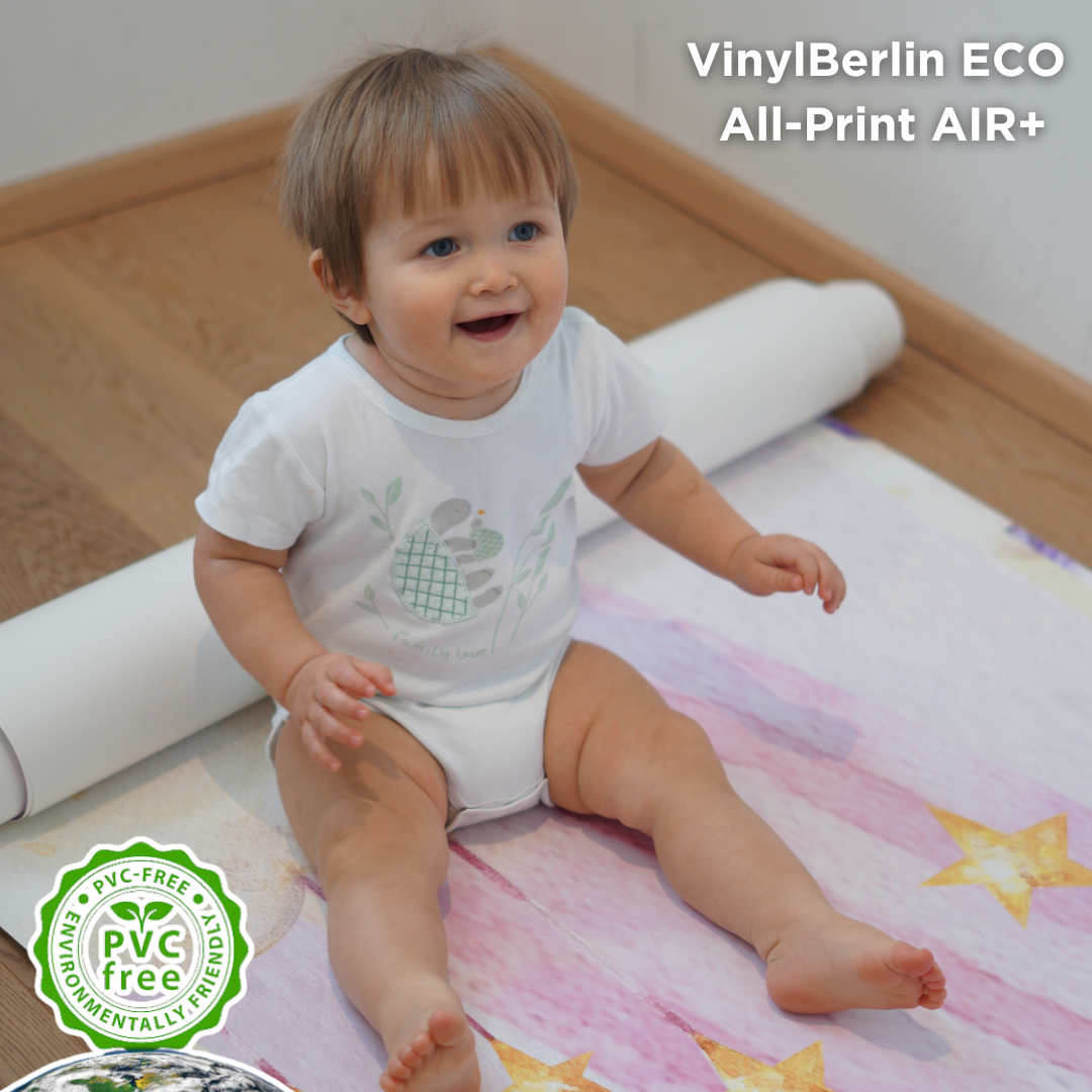 VinylBerlin ECO All-Print AIR+. Self-Adhesive Vinyl Film. NO PVC. 100 mic.