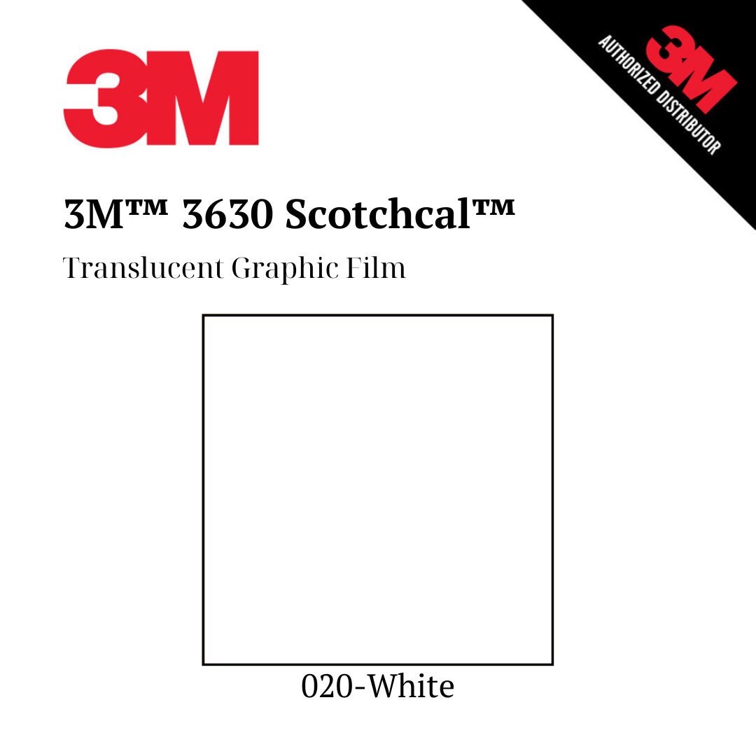 3M™ 3630 Scotchcal™ 48"x50Yds, 48"x10Yds Translucent Graphic Film