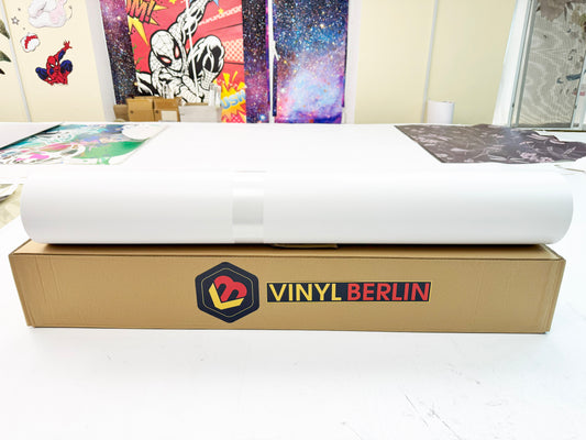 VinylBerlin Vinyl to produce letters and numbers for use in making outdoor advertising objects